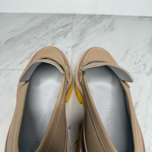 Oncept Seoul Oak Citrus Orange Lug Sole Loafer 8 1/2 - Picture 12 of 14